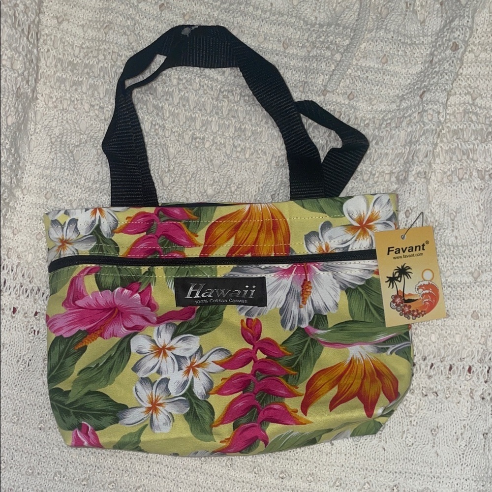 Favant Floral Tote Bag and coin purse bundle - Vibrant Multicolor 🌸Host Pick🌸